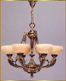 Alabaster Chandeliers Model: RL 1502-67